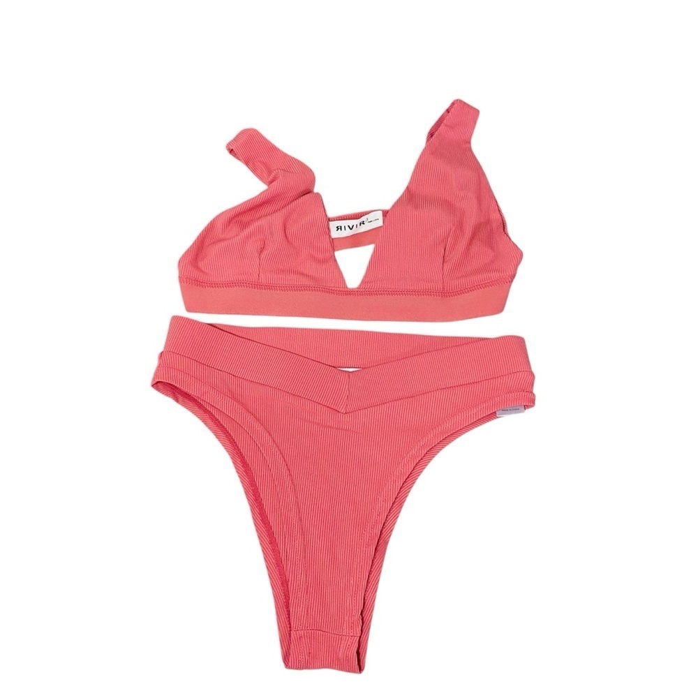 RIVIR Textured Ribbed Women's Intimate Sleepwear Set NWOT Sz-Large